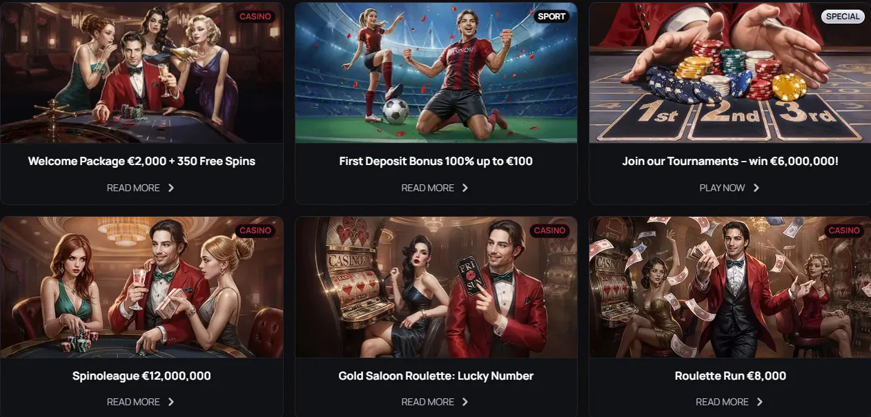 Casinova Casino &mdash; Grundinformationen